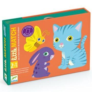 DJECO Juegos de memoria y lógica Juego de cartas Little Match DJ05061