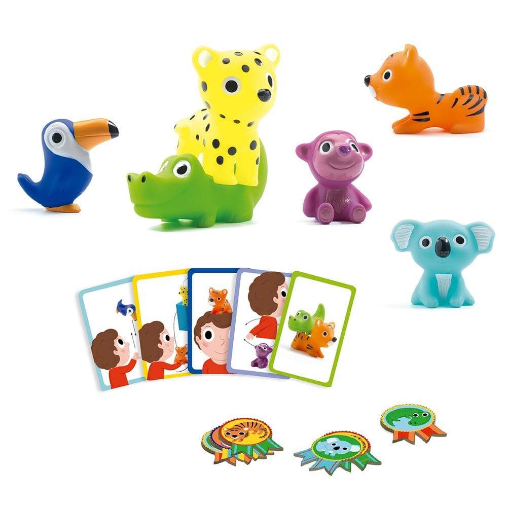 DJECO Juegos de mesa +2 Juego de Acción Little Action DJ08557