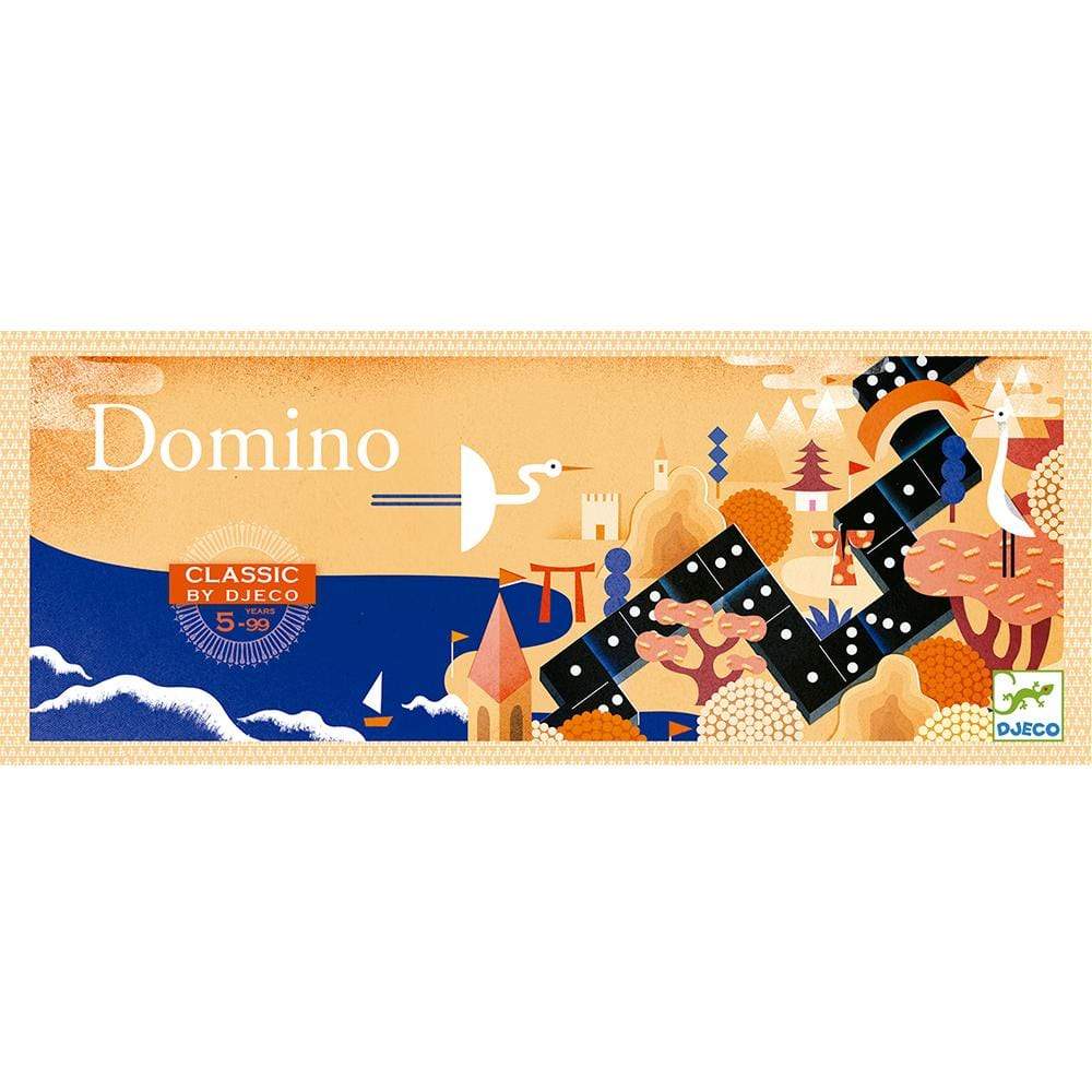DJECO Juegos de mesa +5 Juego Clásico Dominó DJ05229