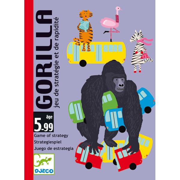 DJECO Juegos de mesa +5 Juego de Cartas Gorilla DJ05123