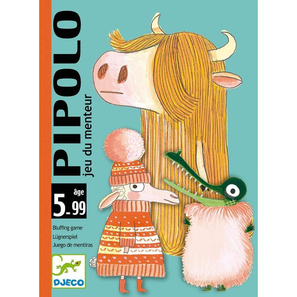 DJECO Juegos de mesa +5 Juego de Cartas Pipolo DJ05108