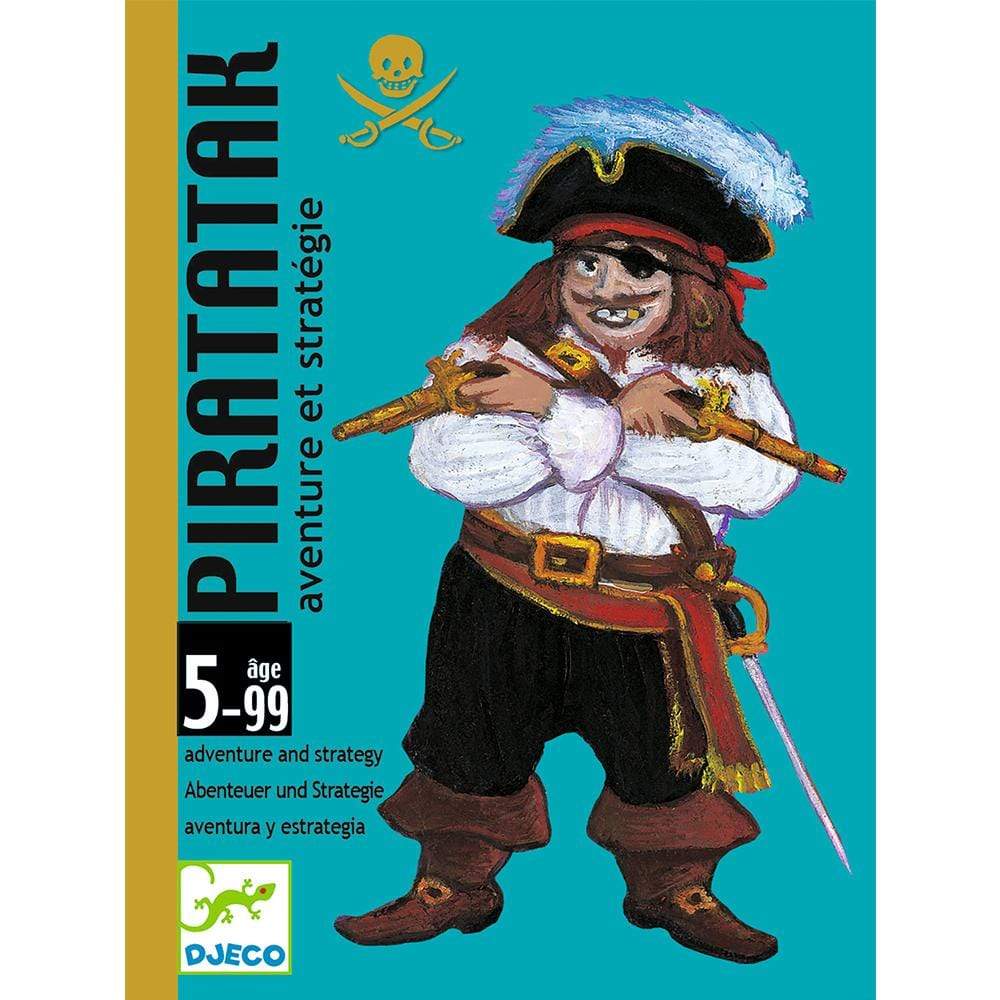 DJECO Juegos de mesa +5 Juego de Cartas Piratatak DJ05113
