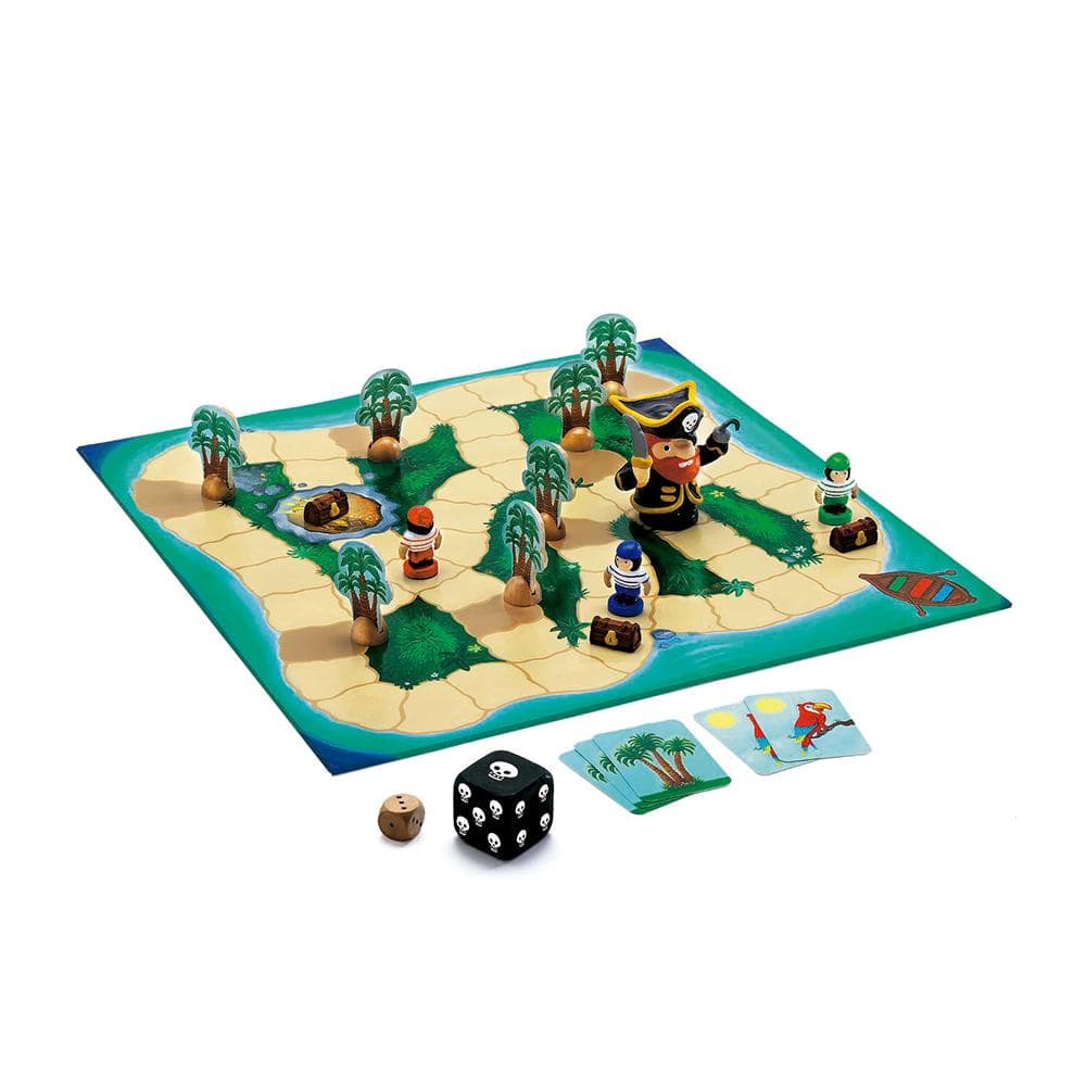 DJECO Juegos de mesa +5 Juego de Mesa Big Pirate DJ08423