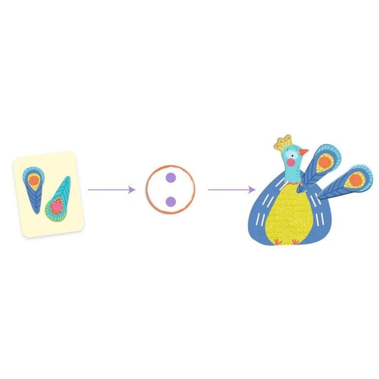 DJECO Juegos de mesa Eduludo Primo Ludo 1 2 3 4 DJ08366