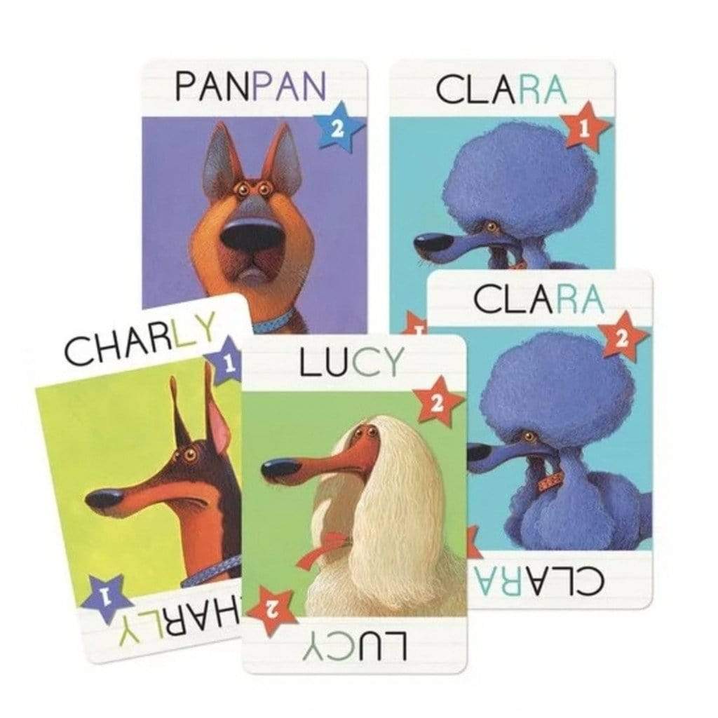 DJECO Juegos de mesa Juego de Cartas Top Dogs DJ05099