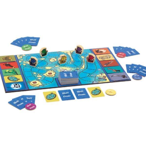 DJECO Juegos de mesa Juego de mesa Bluff Pirate DJ08417