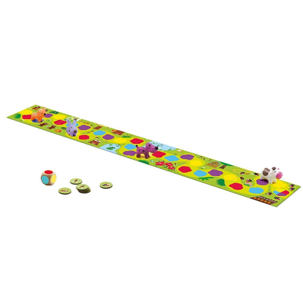 DJECO Juegos de mesa Juego de Mesa Little Circuit DJ08550