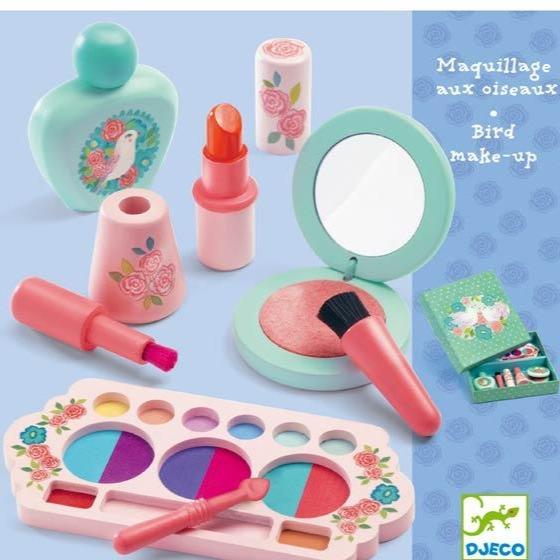 DJECO Juegos de roles Caja de maquillaje Birds Make Up DJ06647