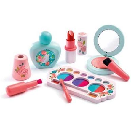 DJECO Juegos de roles Caja de maquillaje Birds Make Up DJ06647
