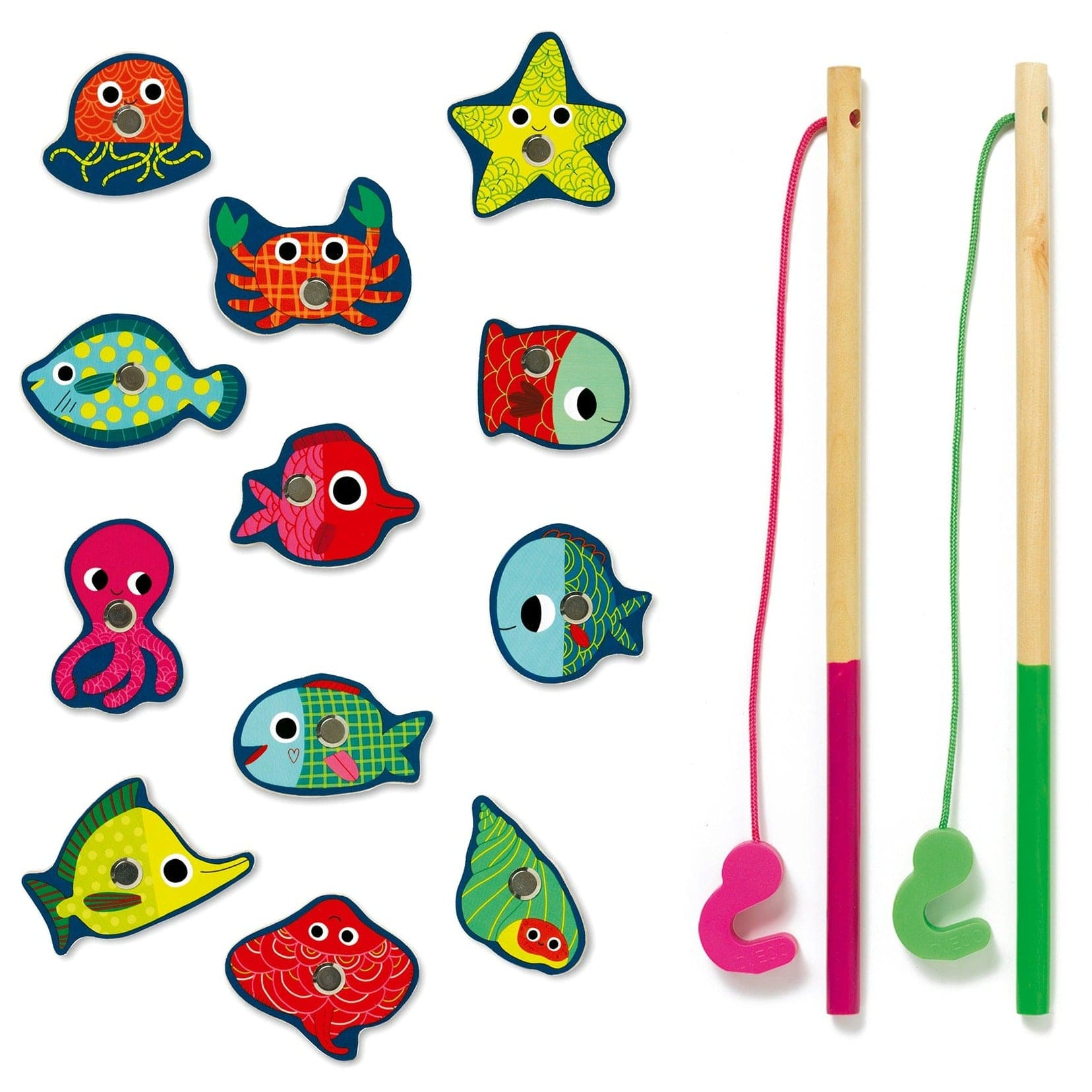 DJECO Juegos Magnéticos Juego magnético Pesca Color DJ01653