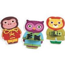 DJECO Juguetes de madera Juego de manejo - Attachtou DJ01666