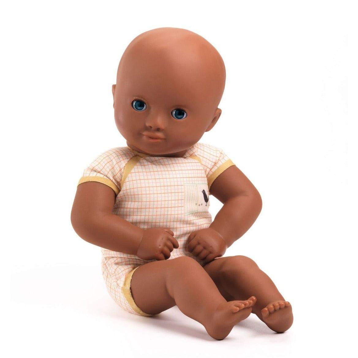 DJECO Muñec@s Bebé Pomea Body Amarillo 32 cm DJ07881