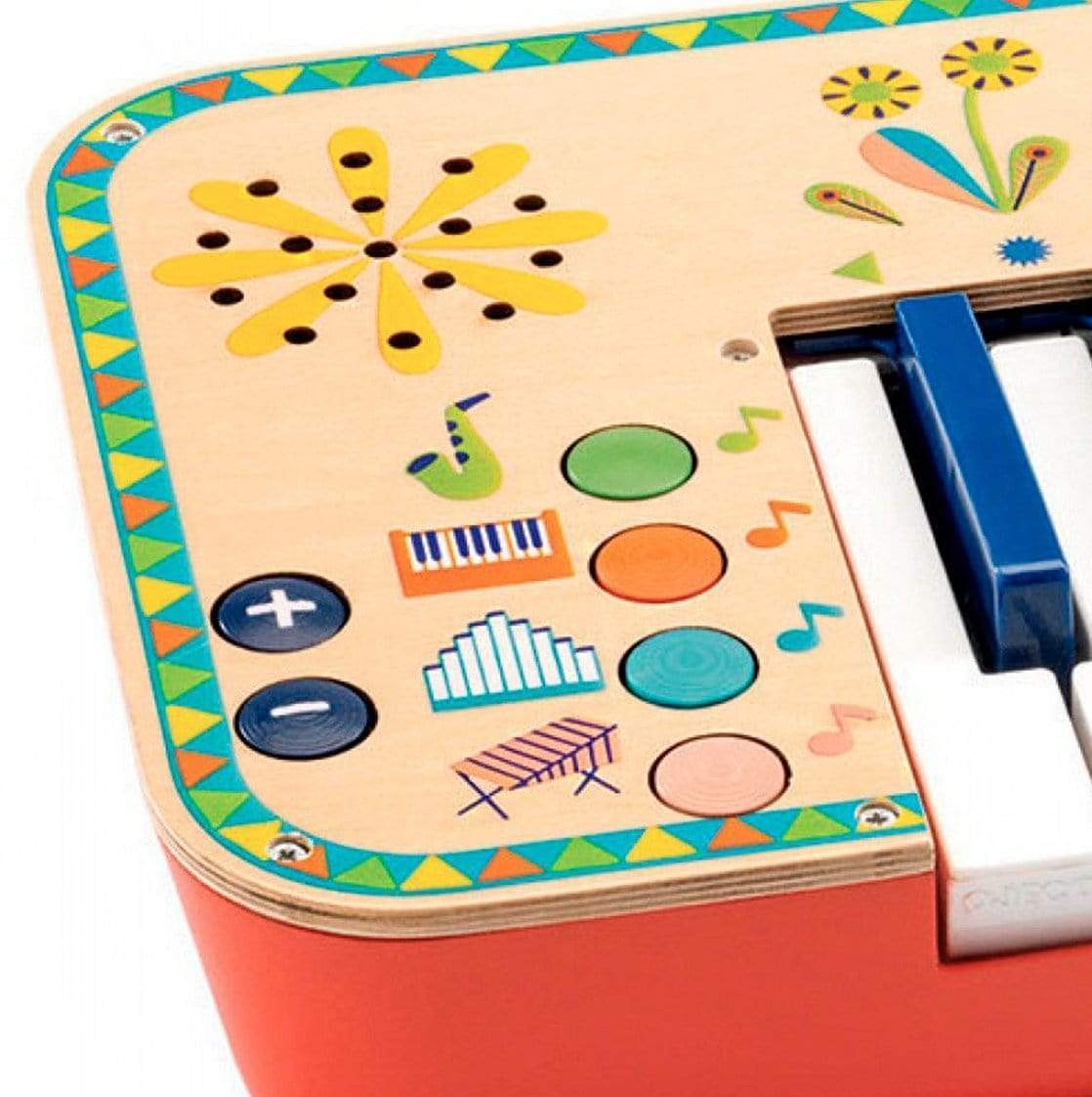 DJECO Música y teatro +3 Piano eléctrico Synthetizer Animambo DJ06023