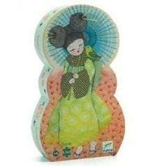 DJECO Puzzles y encajes +3 Puzzle Kokeshi 36 piezas DJ07236