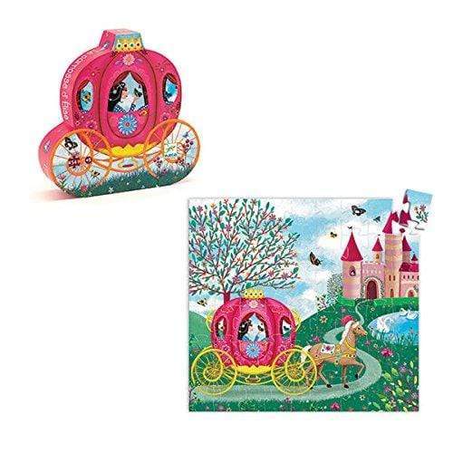 DJECO Puzzles y encajes +5 Puzzle Carruaje Elise 54 piezas DJ07254