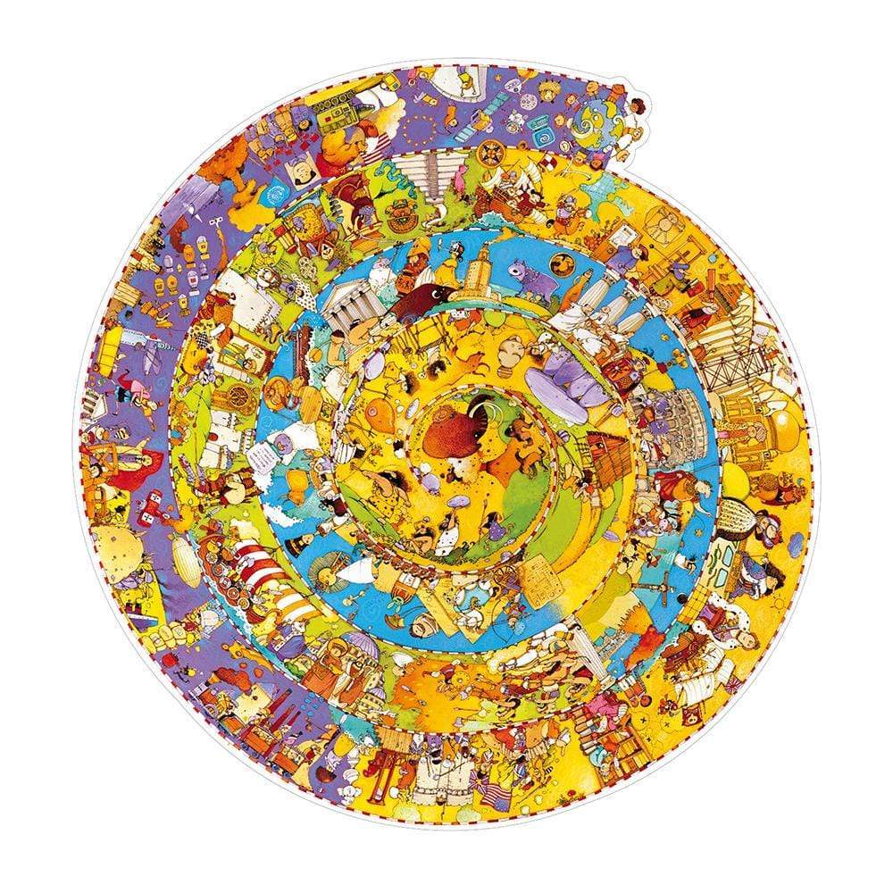 DJECO Puzzles y encajes +7 Puzzle Observación Historia 350 piezas DJ07470