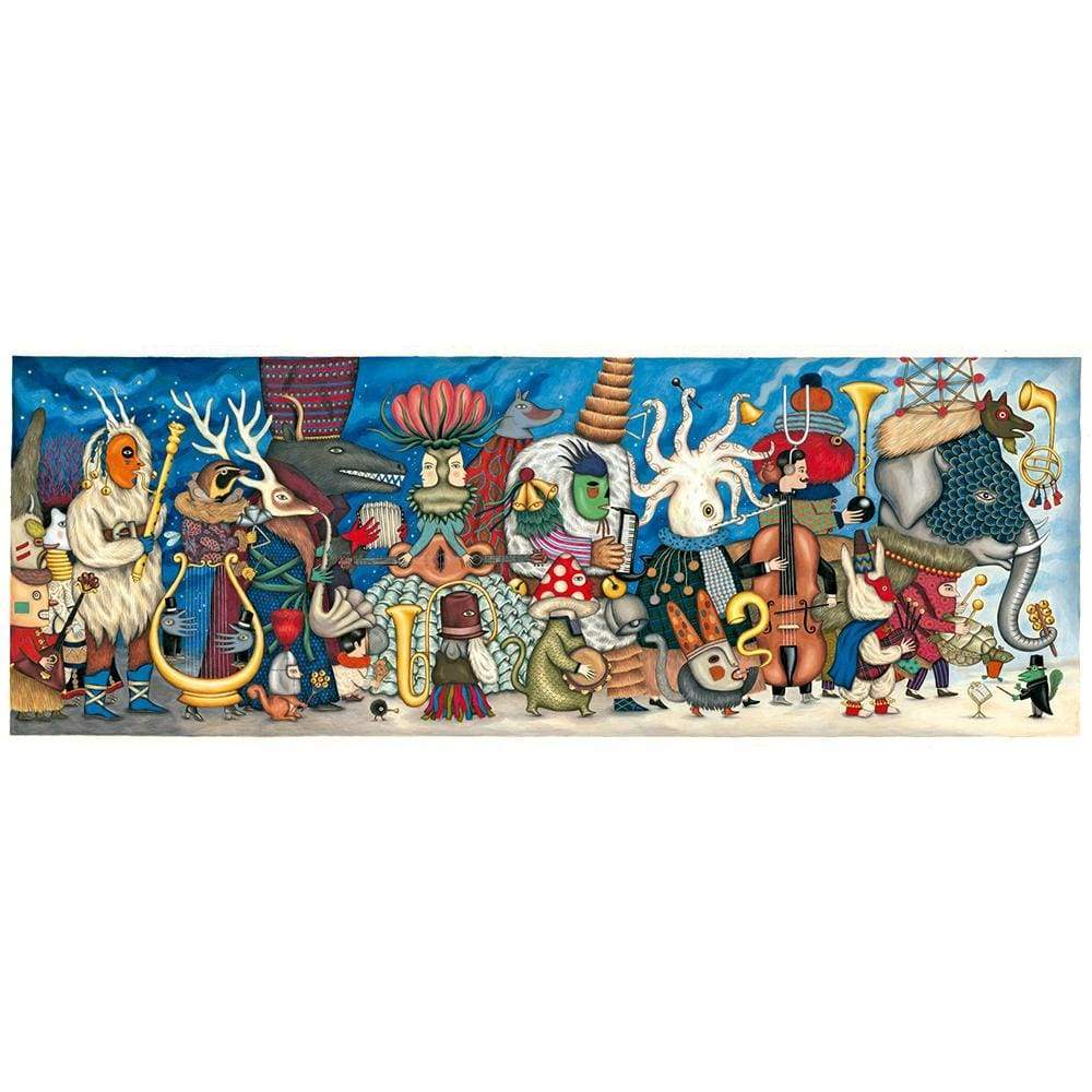 DJECO Puzzles y encajes +7 Puzzle Orquesta de Fantasía 500 piezas DJ07626