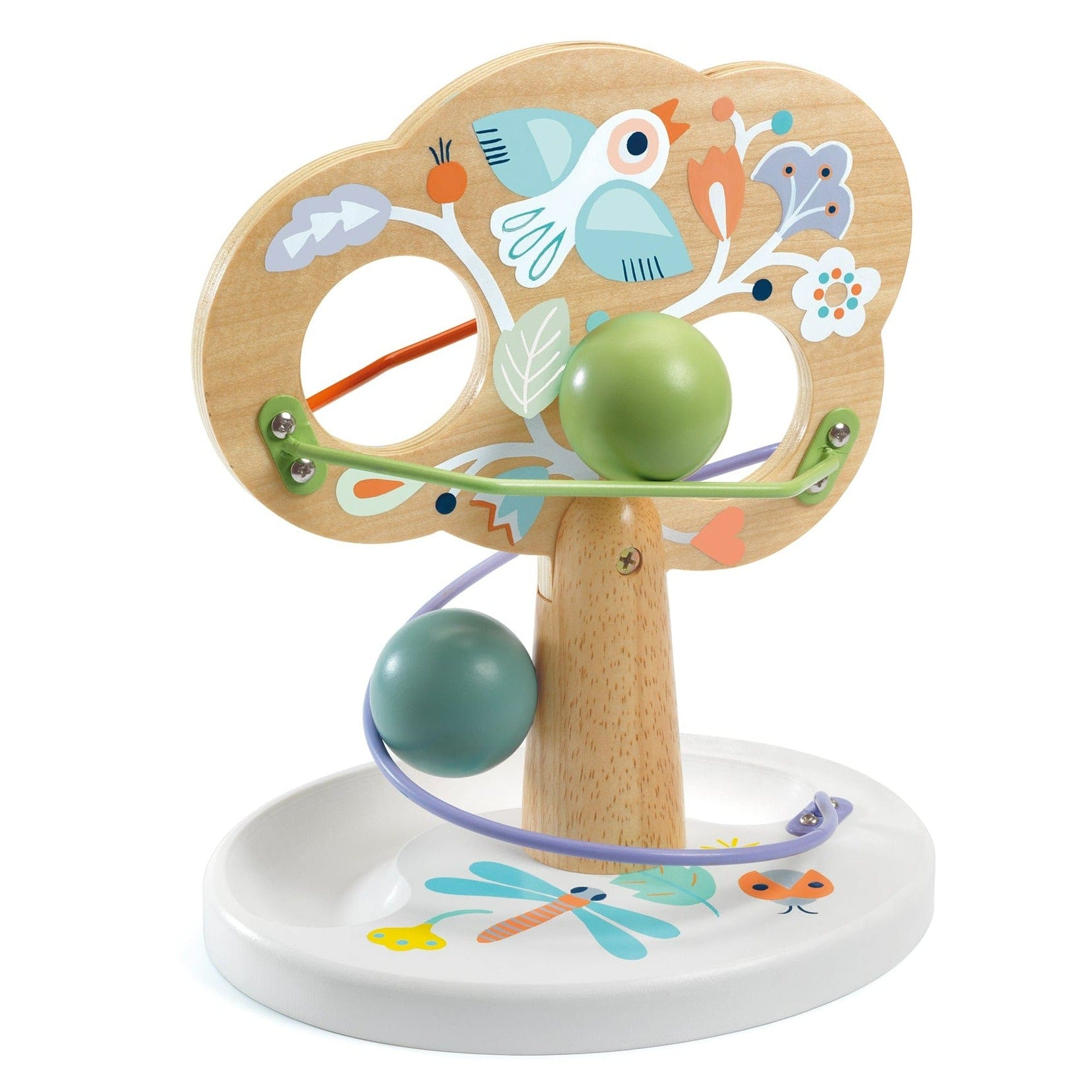 DJECO Puzzles y encajes Juego de madera BabyTree DJ06122