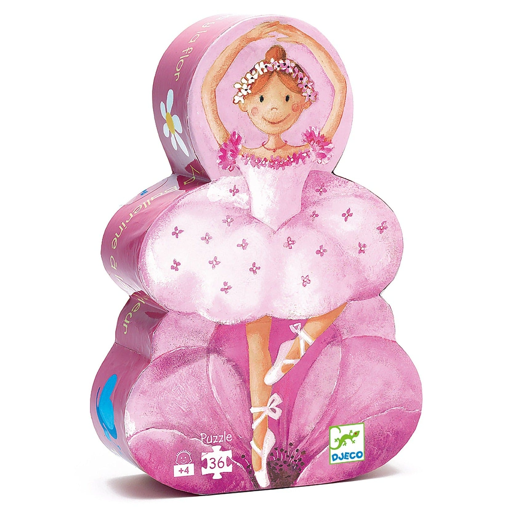 DJECO Puzzles y encajes Puzzle Bailarina 36 piezas DJ07227