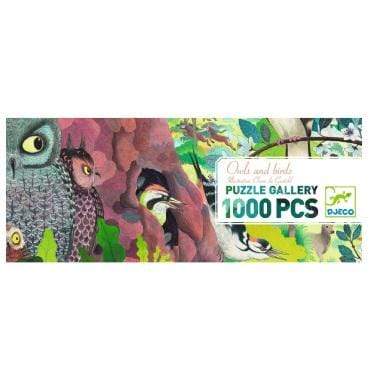 DJECO Puzzles y encajes Puzzle Búhos y pájaros 1000 pcs DJ07644