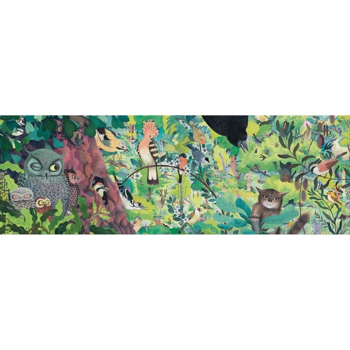 DJECO Puzzles y encajes Puzzle Búhos y pájaros 1000 pcs DJ07644