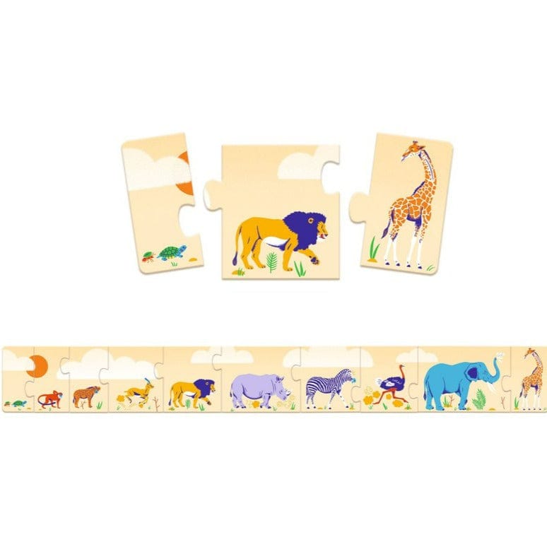 DJECO Puzzles y encajes Puzzle Duo Pequeño y Grande DJ08189