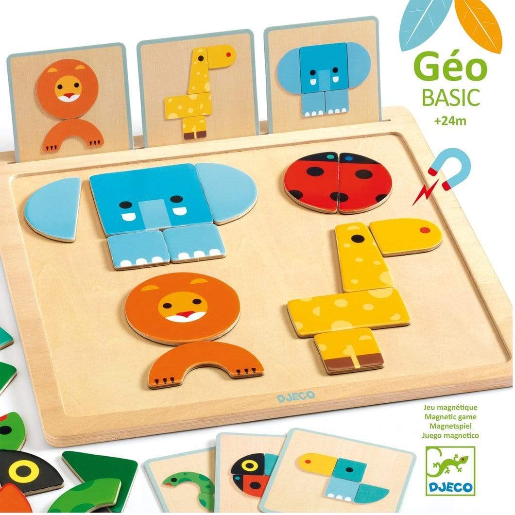 DJECO Puzzles y encajes Puzzle GeoBasic DJ06210