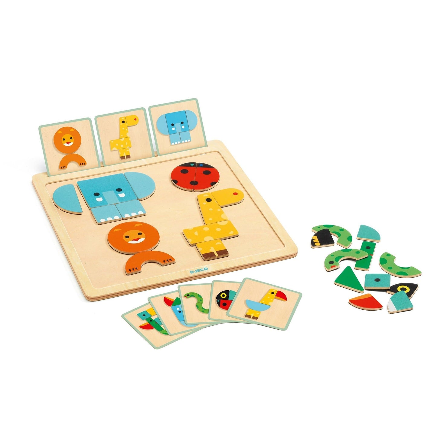 DJECO Puzzles y encajes Puzzle GeoBasic DJ06210