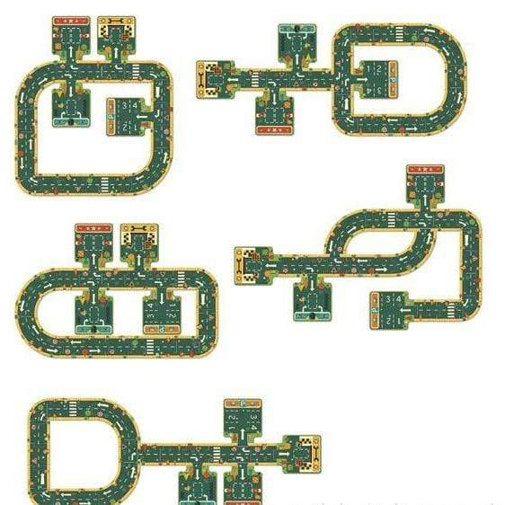DJECO Puzzles y encajes Puzzle Roads 21 piezas DJ07162