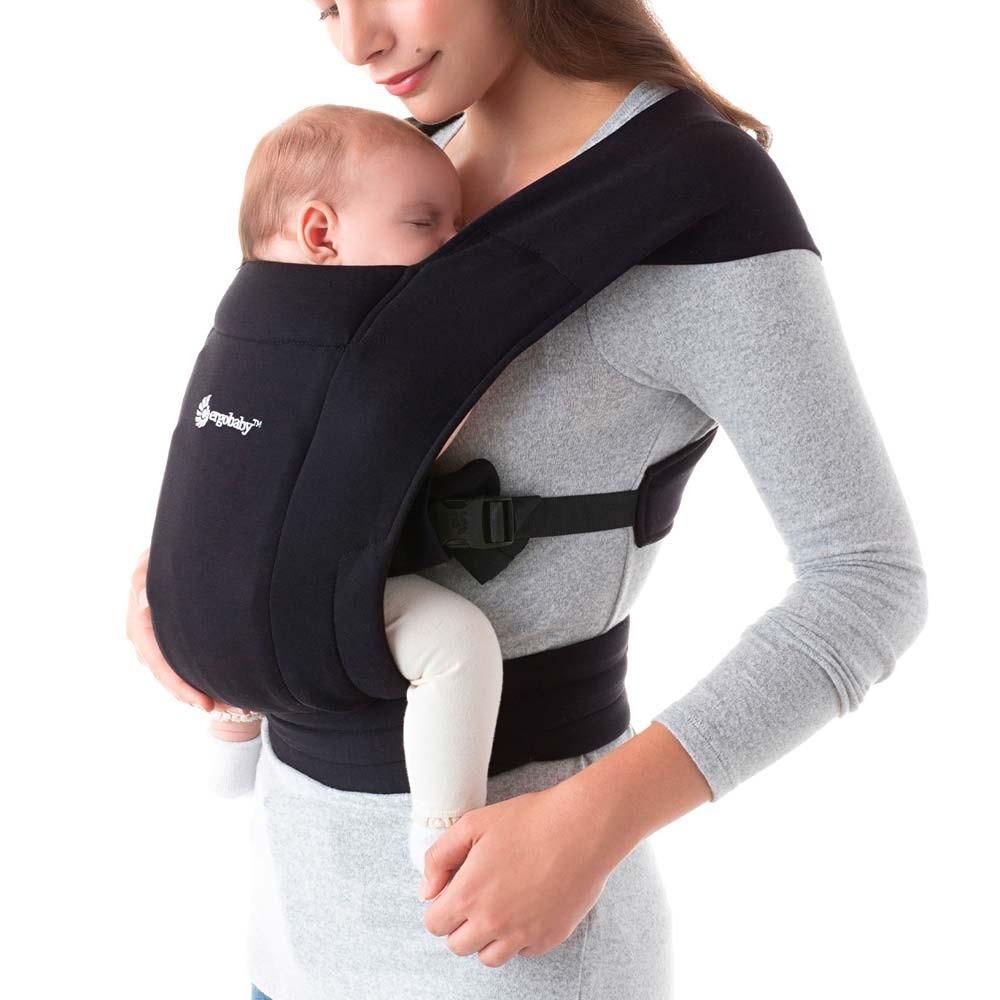 ergobaby portabebes Portabebé Embrace Negro - Ergobaby BCEMABLK