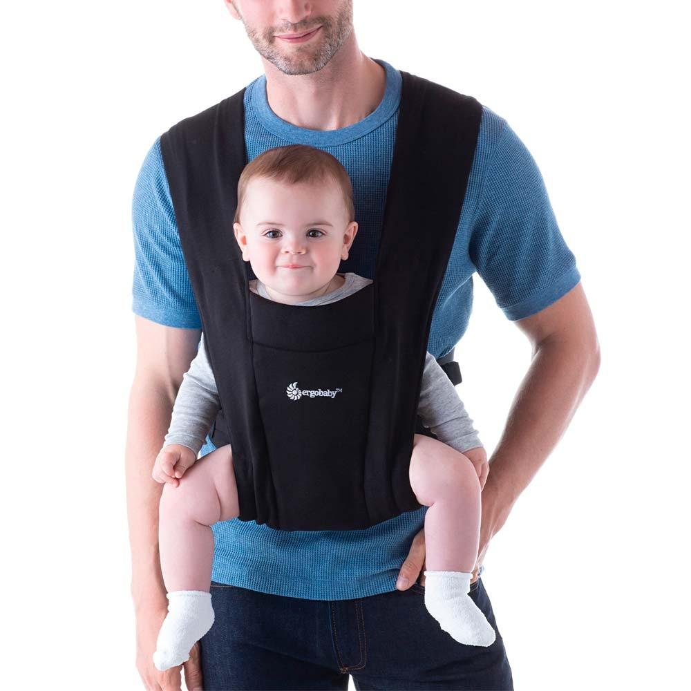 ergobaby portabebes Portabebé Embrace Negro - Ergobaby BCEMABLK
