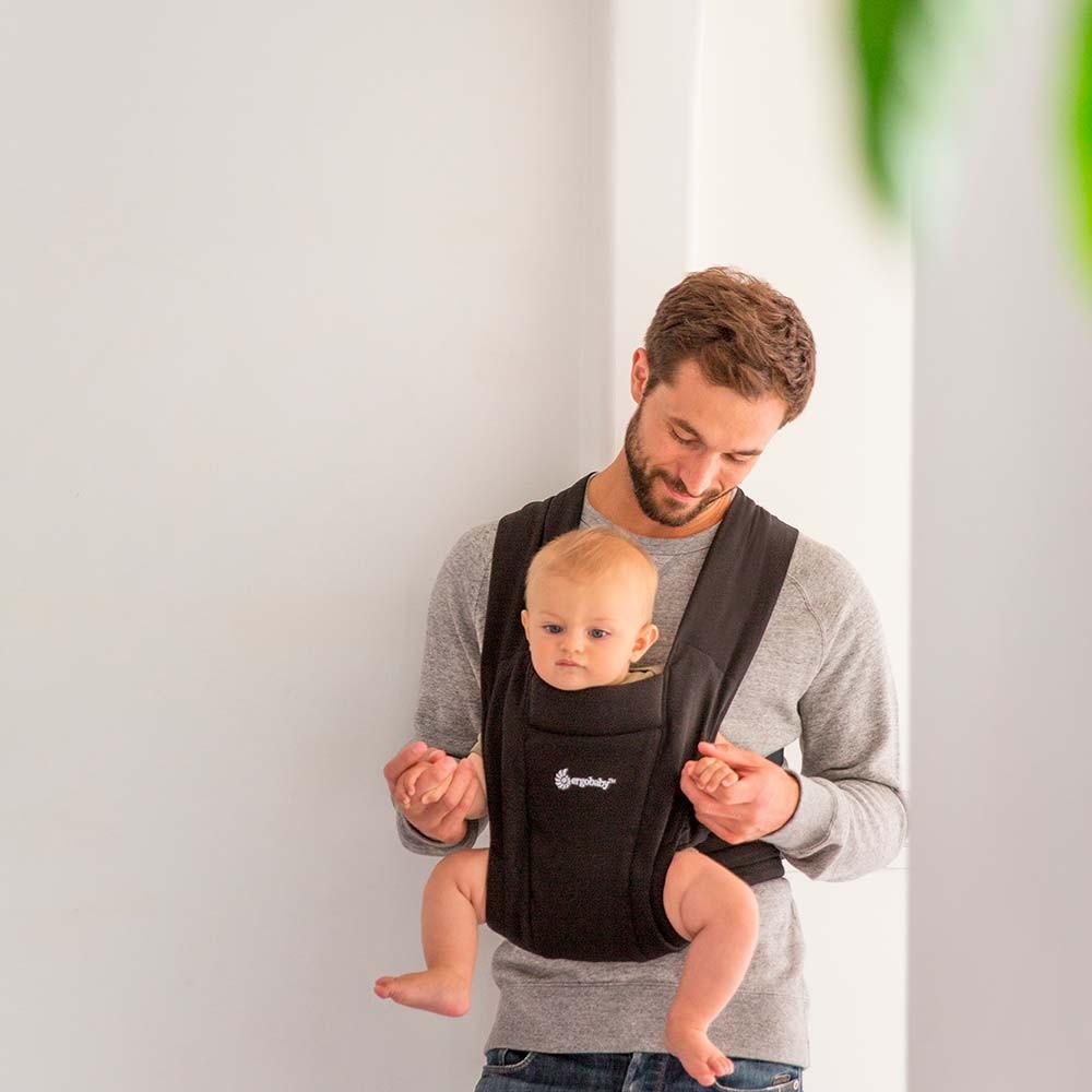 ergobaby portabebes Portabebé Embrace Negro - Ergobaby BCEMABLK
