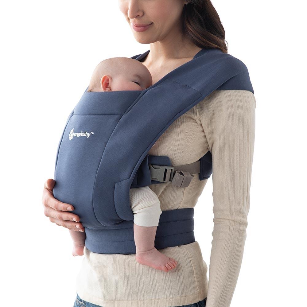 ergobaby portabebes Portabebé Embrace Soft Navy- Ergobaby