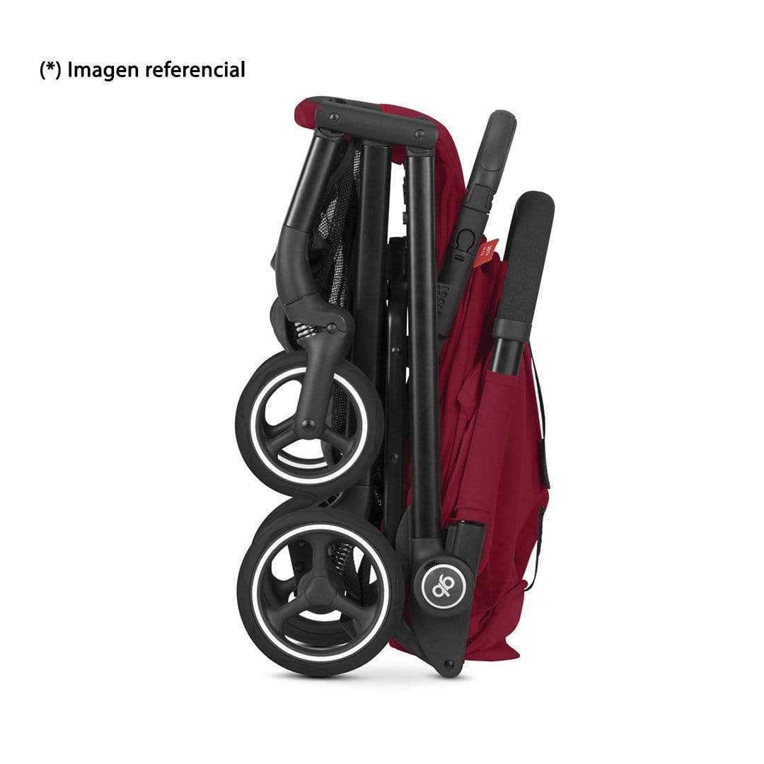 GB Coche Travel System Coche de Paseo compacto Qbit Plus All City Velvet Black + Aton 5 + Base GB1567200171598