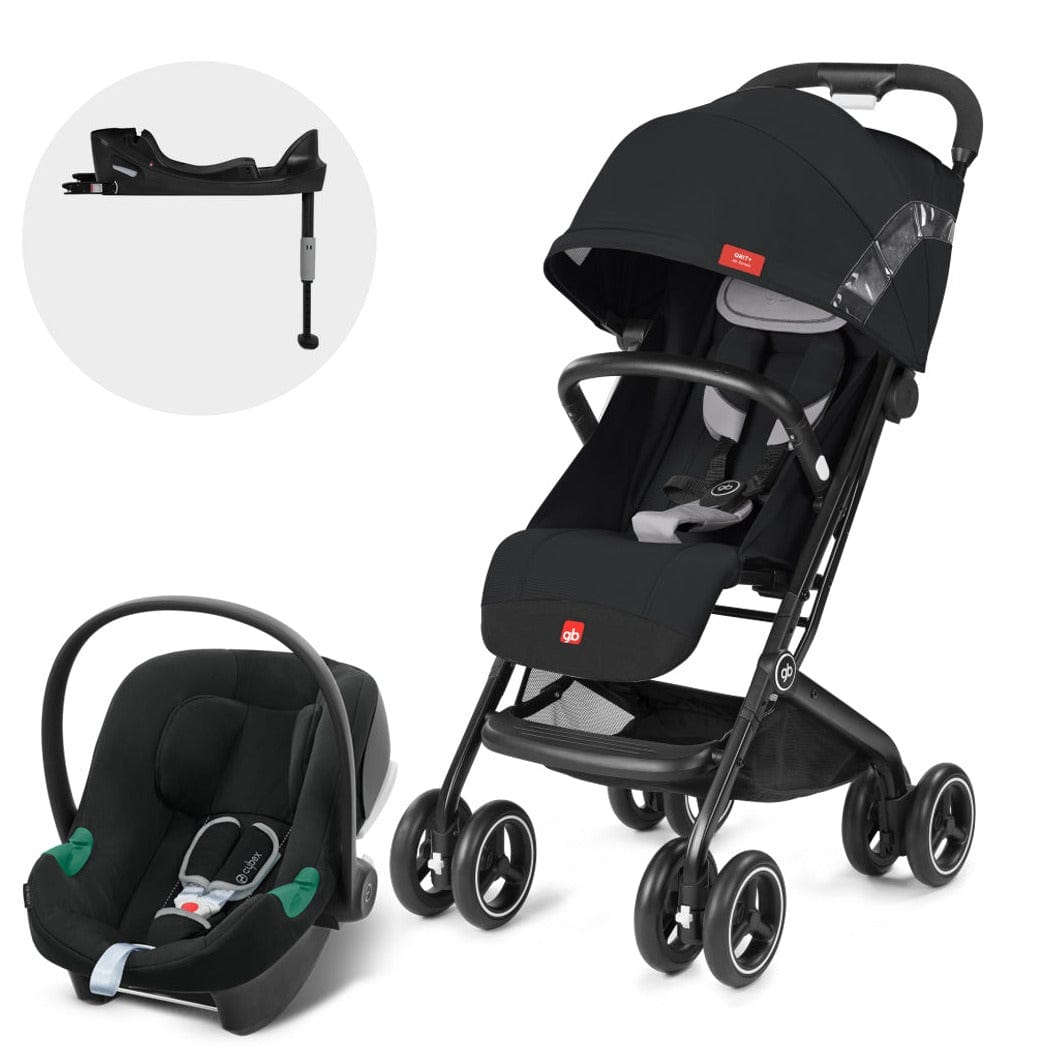 GB Coche Travel System Coche Qbit Plus AT V. Black + Aton B2 GB1662163458534