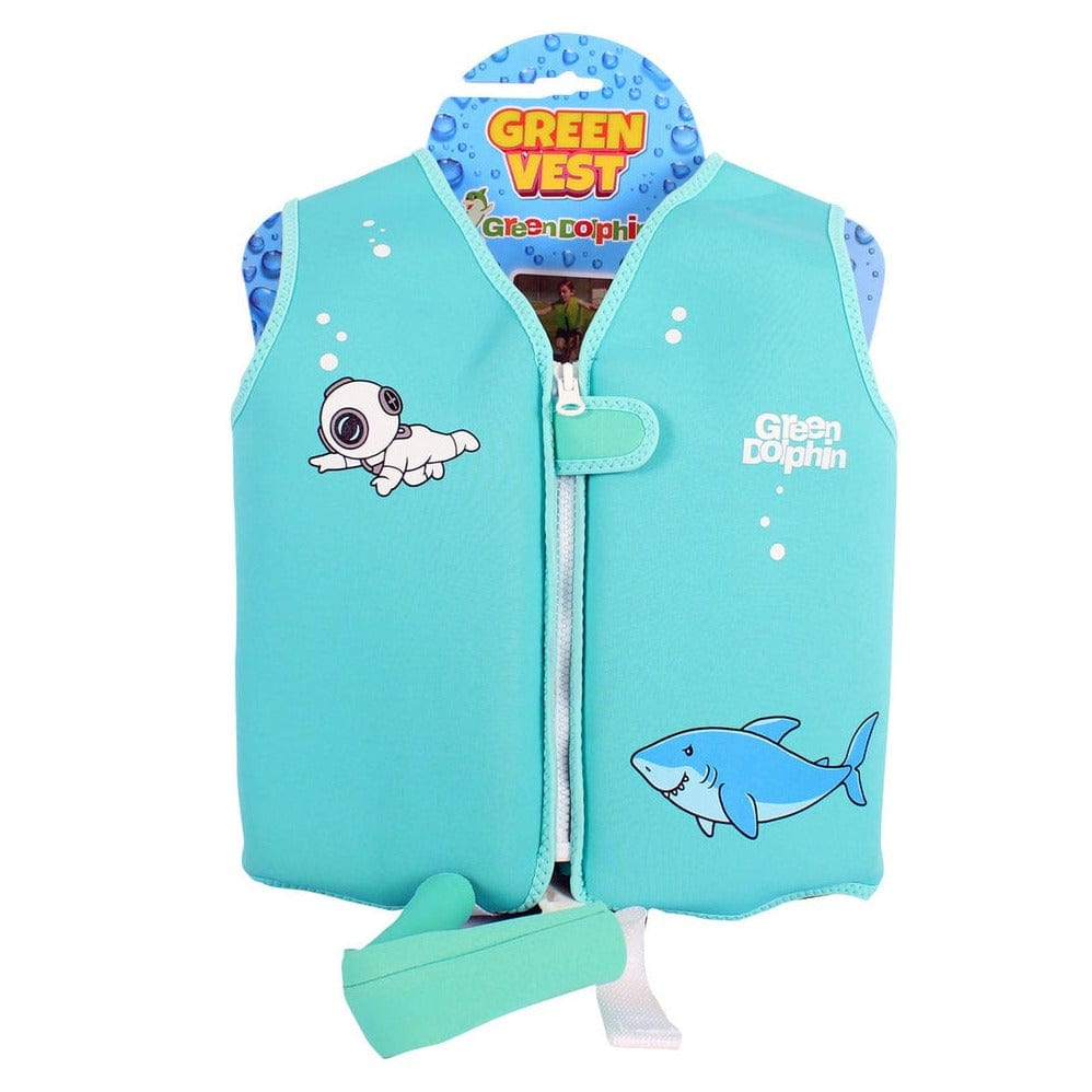 Green dolphin Flotadores Flotador Infantil Tiburón Celeste G140