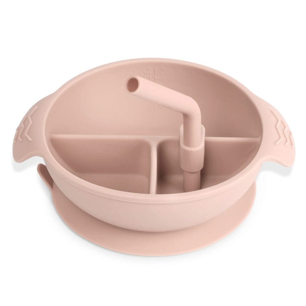 HAAKAA Alimentación Bowl Con Divisiones - Palo Rosa UTE65-BH