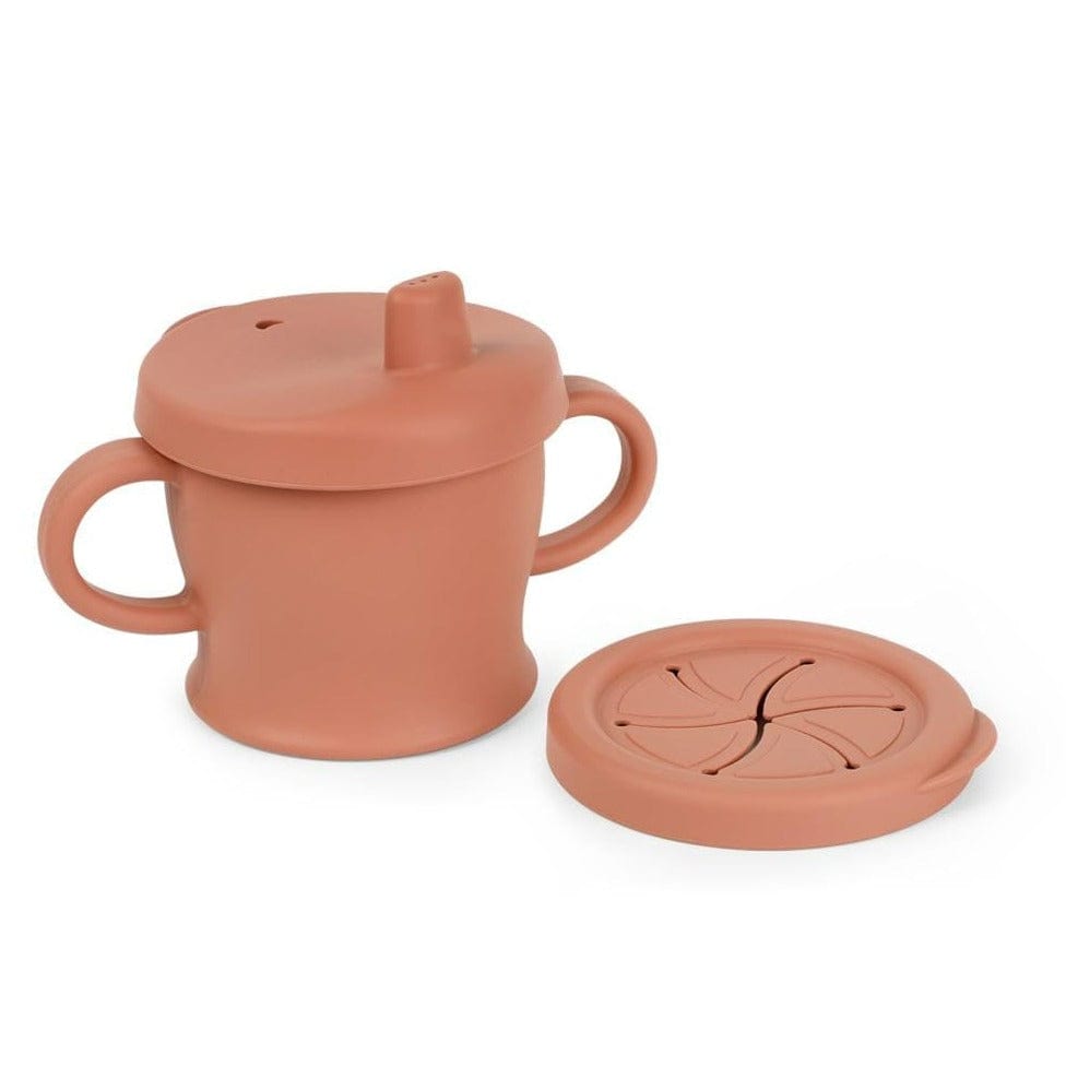 HAAKAA Alimentación Taza de silicona 3 en 1 Rust BHK125-R