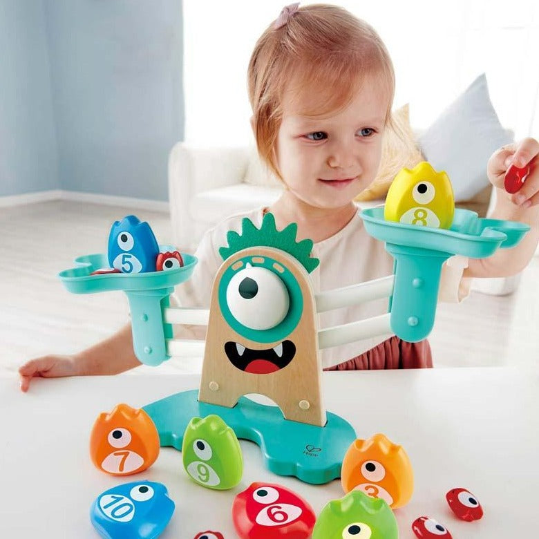 HAPE Juegos de Ciencia Báscula Matemática Monstruosa Hape E0511