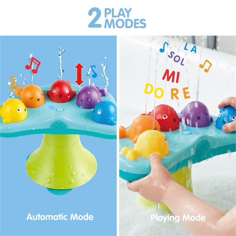 HAPE Juegos para el Baño Fuente musical con ballenas E0218