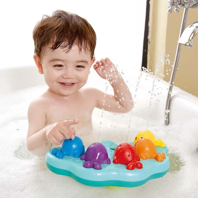 HAPE Juegos para el Baño Fuente musical con ballenas E0218