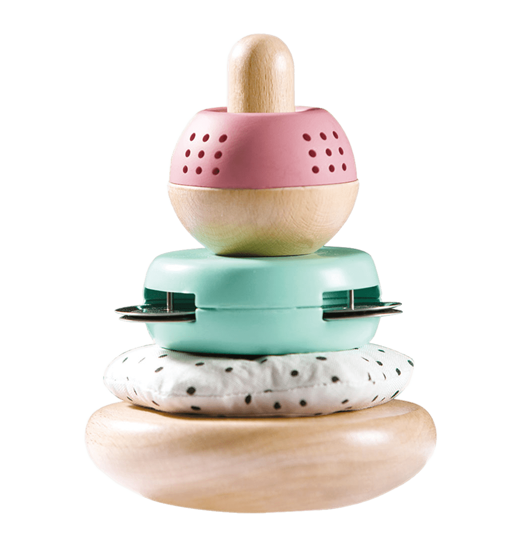 HAPE Puzzles y encajes Juguete de encaje Staking Tower E8502