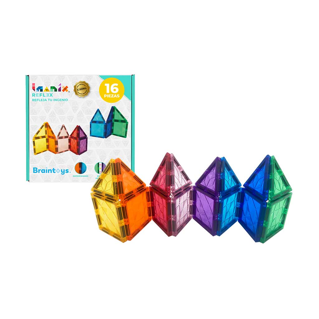 Imanix Juegos Magnéticos Imanix reflex 16 piezas magnéticas ima-R16