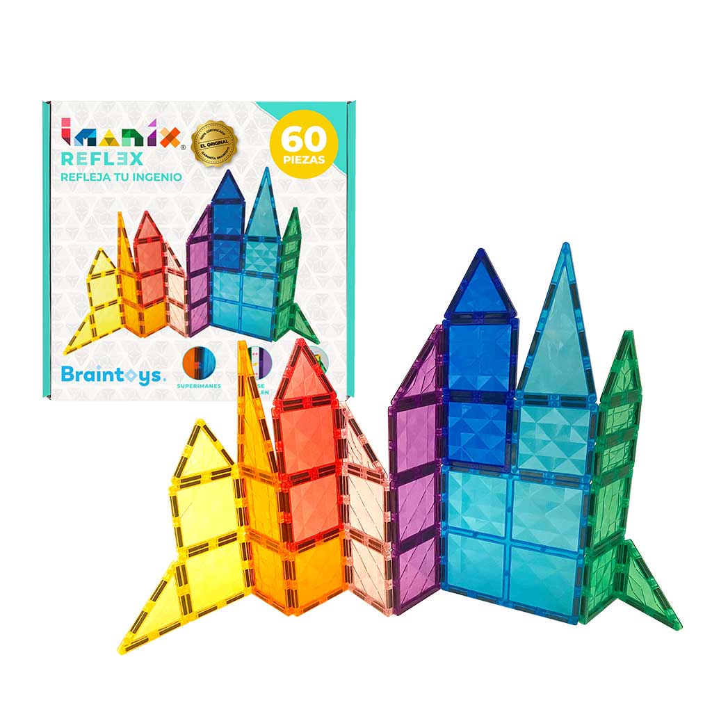 Pichintun Juego de construcción IMANIX REFLEX - 60 piezas