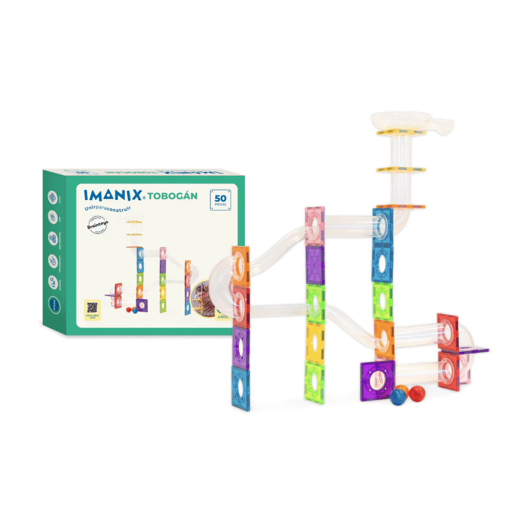 Imanix Juegos Magnéticos Set Imanix Tobogán 50 piezas IMA-TOBO50