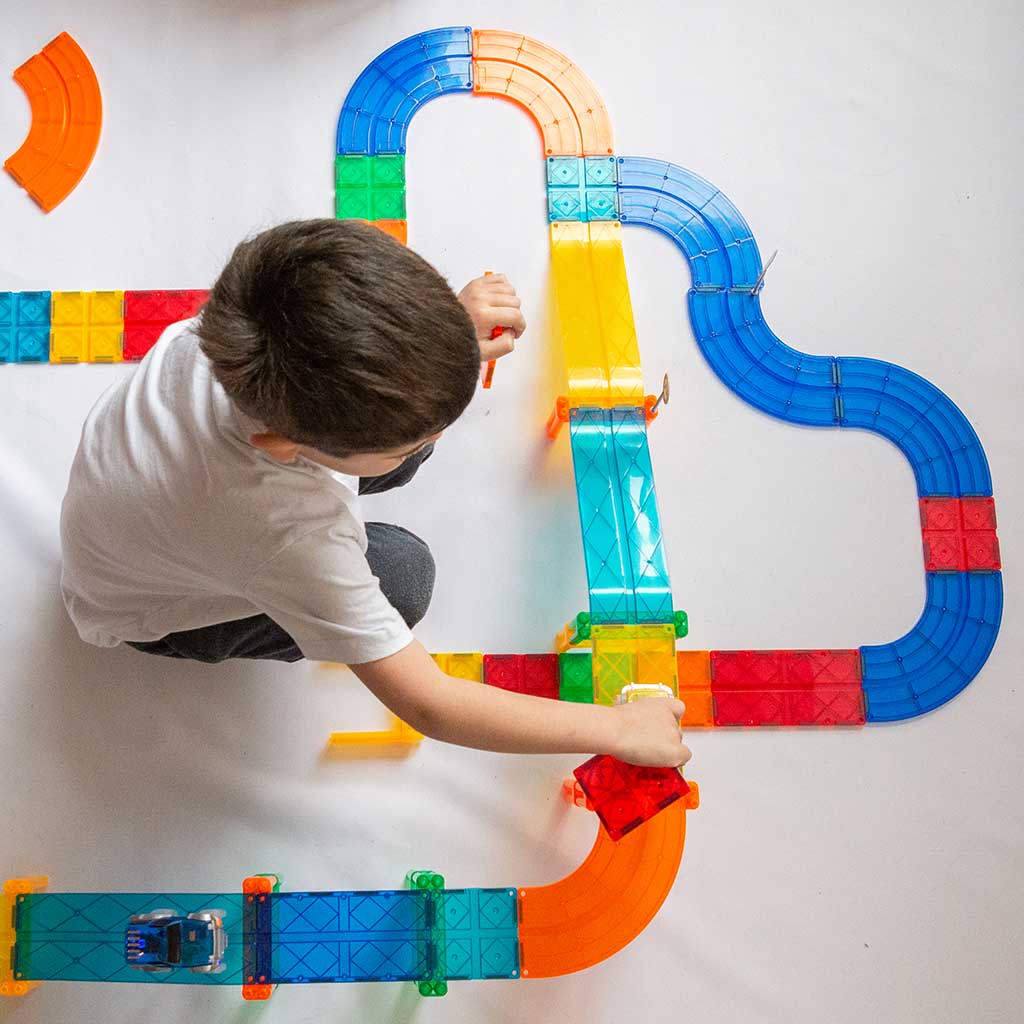 Imanix Juegos Magnéticos Set Pista de Carreras 105 piezas IMA-PISTA