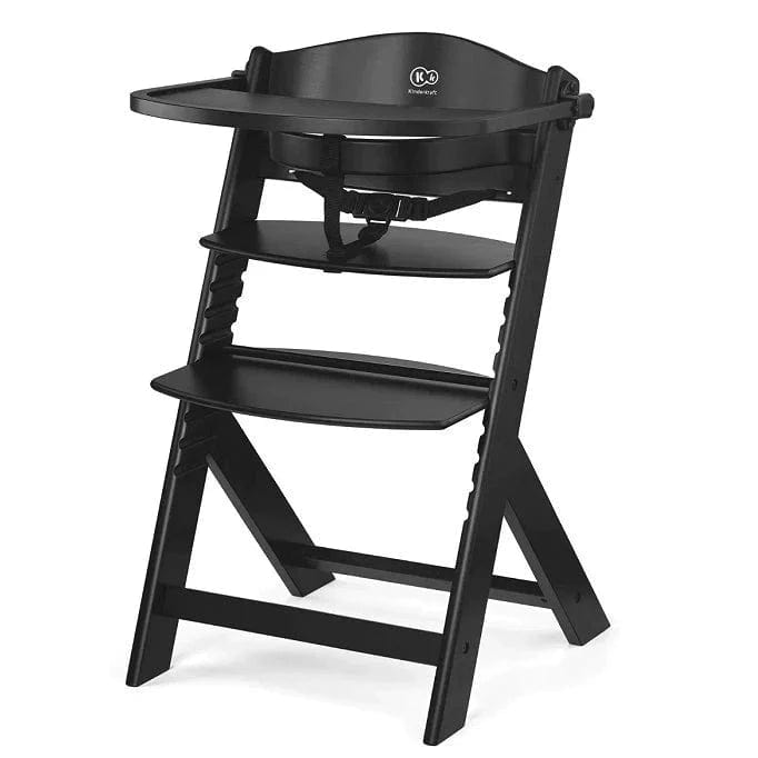 KINDERKRAFT Sillas de comer Silla de Comer ENOCK Negra KHENOC00BLK