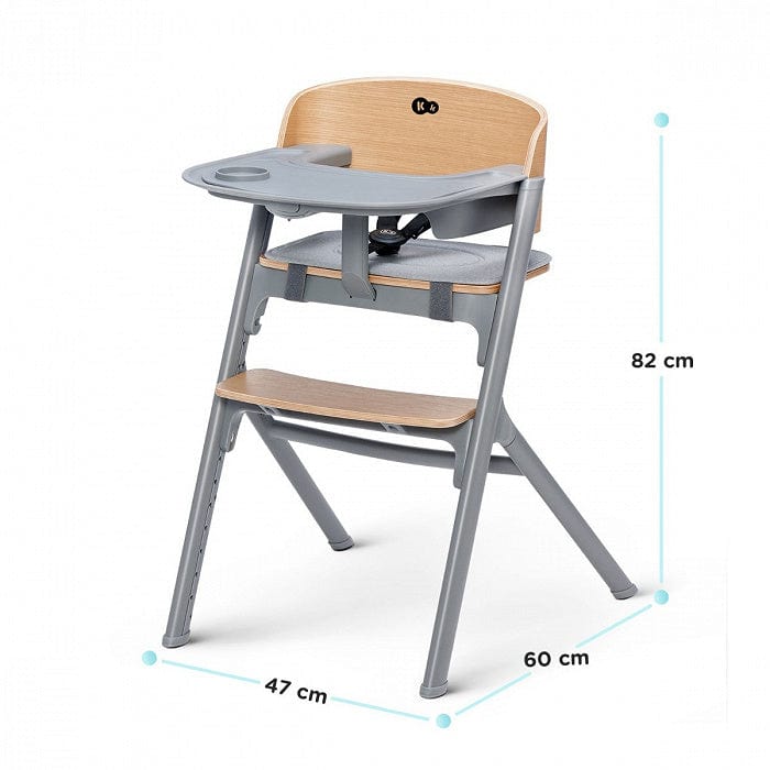 KINDERKRAFT Sillas de comer Silla de Comer Evolutiva LIVY WOOD KHLIVYWOD
