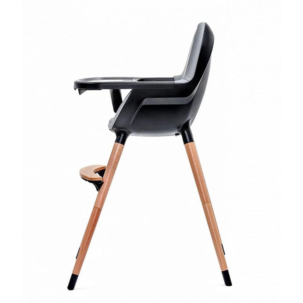 KINDERKRAFT Sillas de comer Silla De Comer Fini 2 en 1 Negra KKKFINIBL