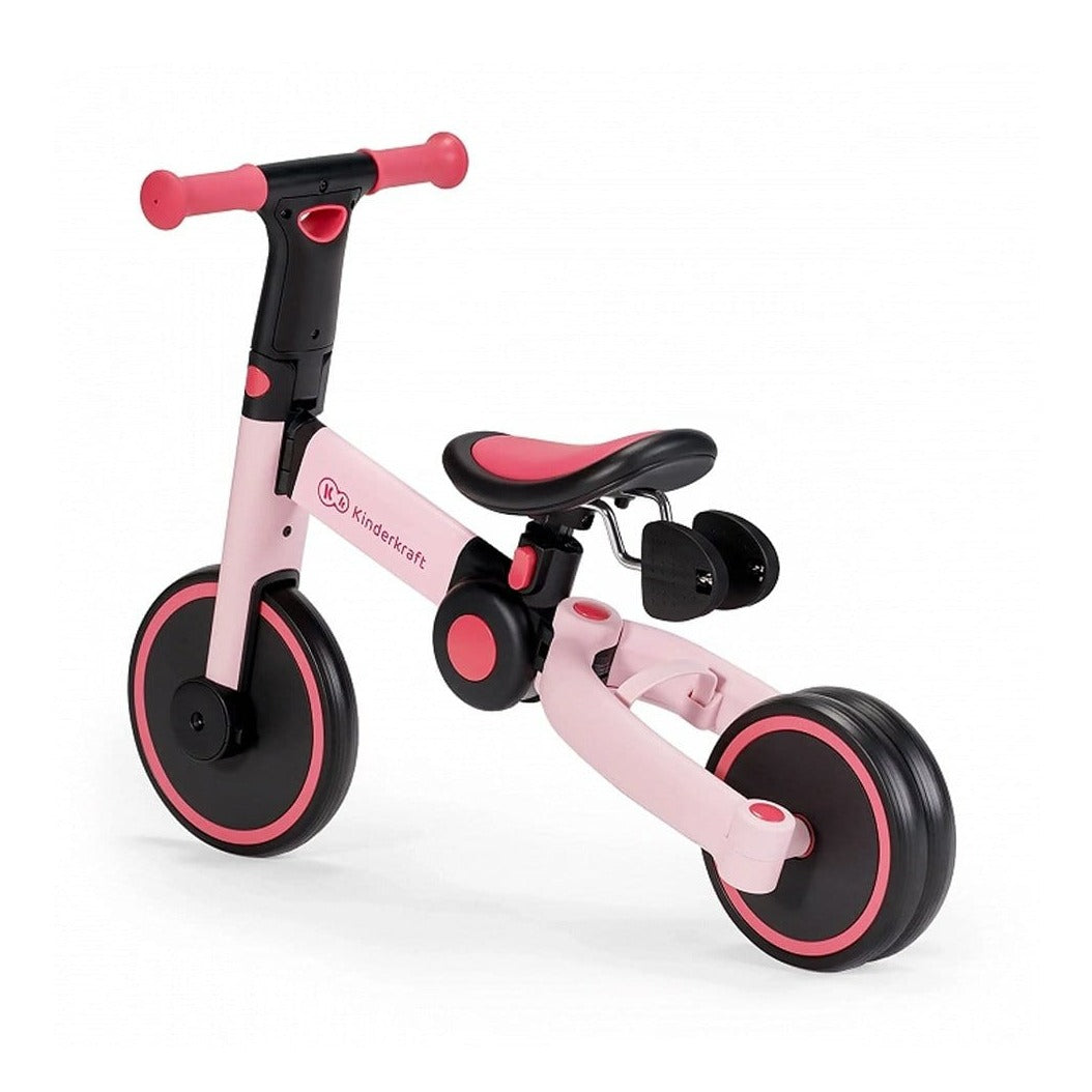 KINDERKRAFT Triciclos Triciclo 4TRIKE Pink 3 en 1 - Kinderkraft KR4TRI00PNK